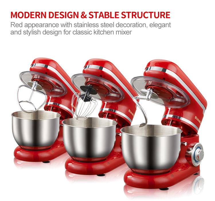 1200W 4L 6-Speed Electric Mixer Set