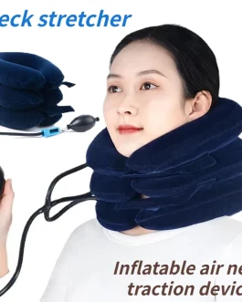 Neck Stretcher Inflatable Air Neck Traction Apparatus Device Soft Neck Cervical Collar Pillow Health Care