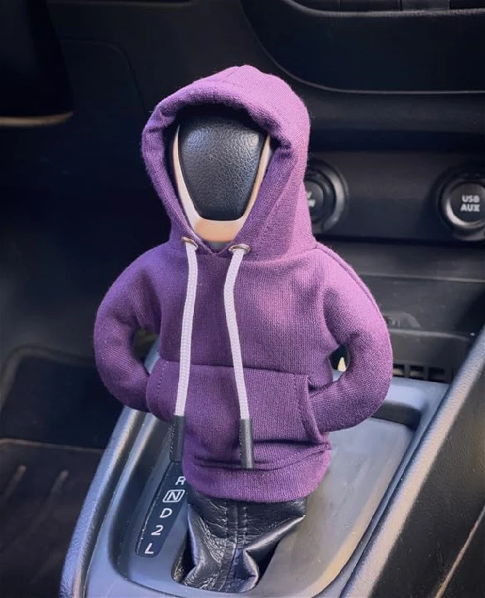 Universal Hoodie Car Gear Car Shift Lever Cover Change Lever Sweatshirt Gearshift Cover Hoodie Gear Knob Sweater Car Decorations