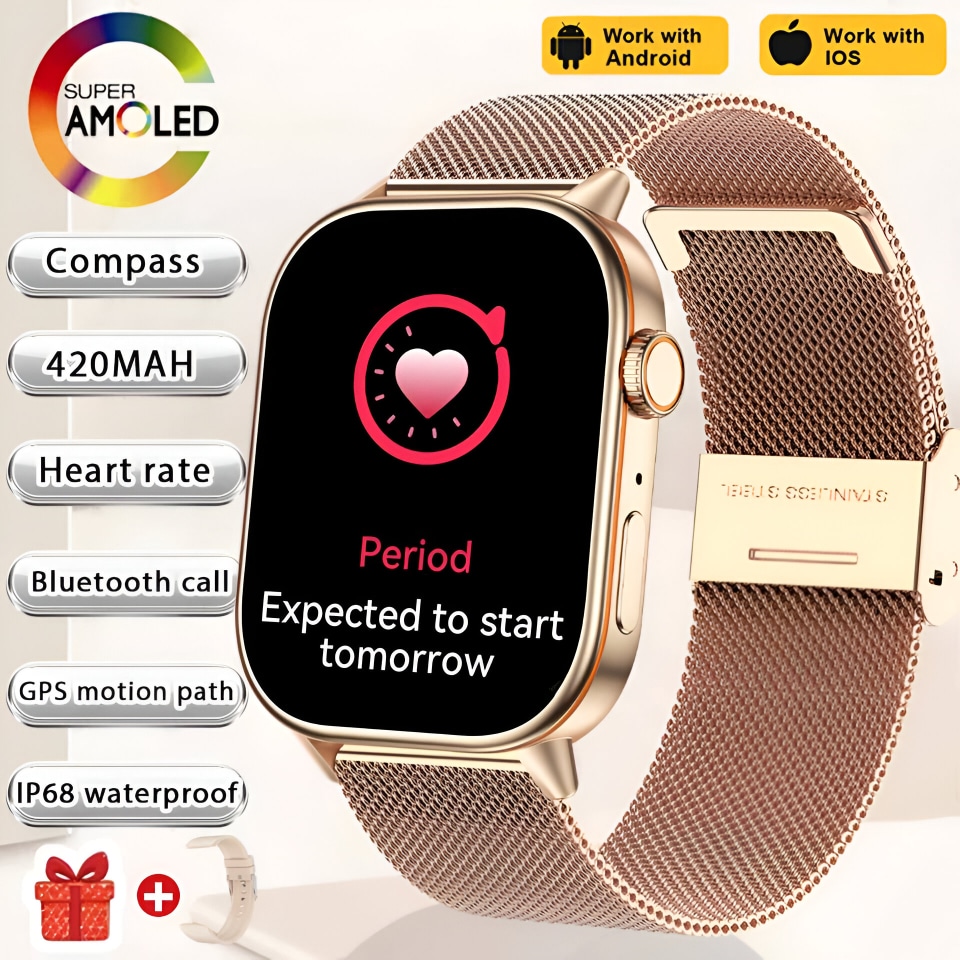 Golden Pink with Mesh Belt