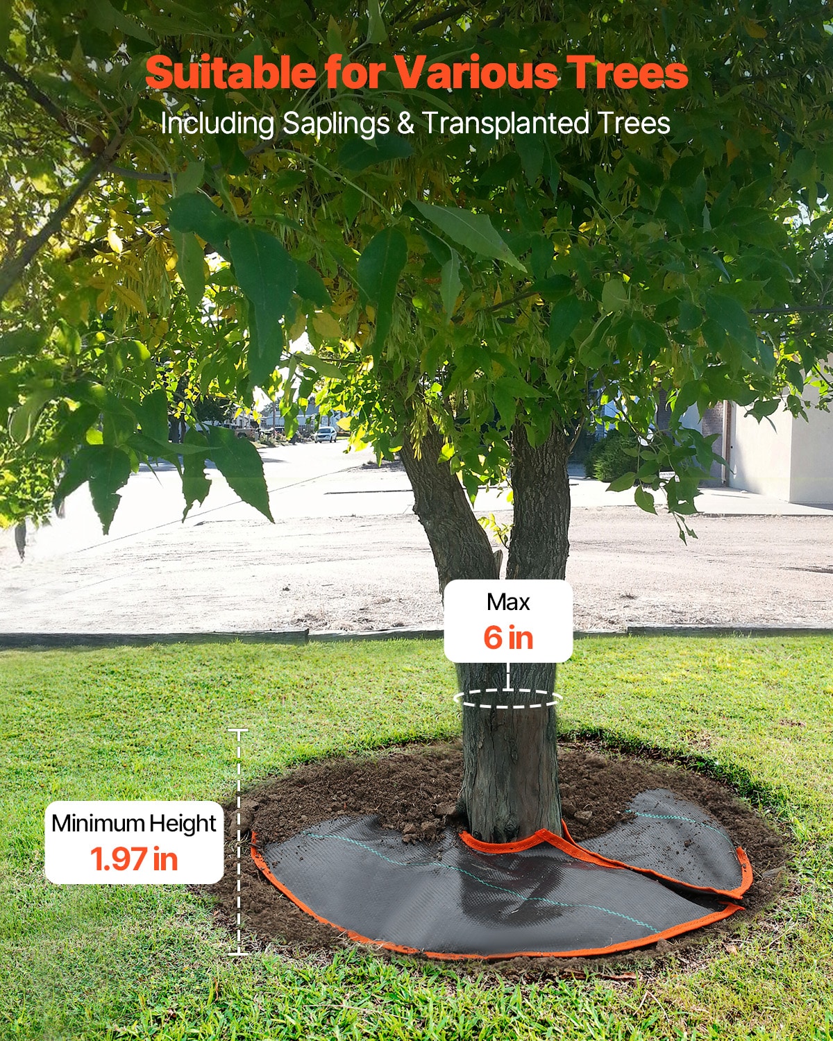 Tree Watering Rings 4-Pack - Image 2