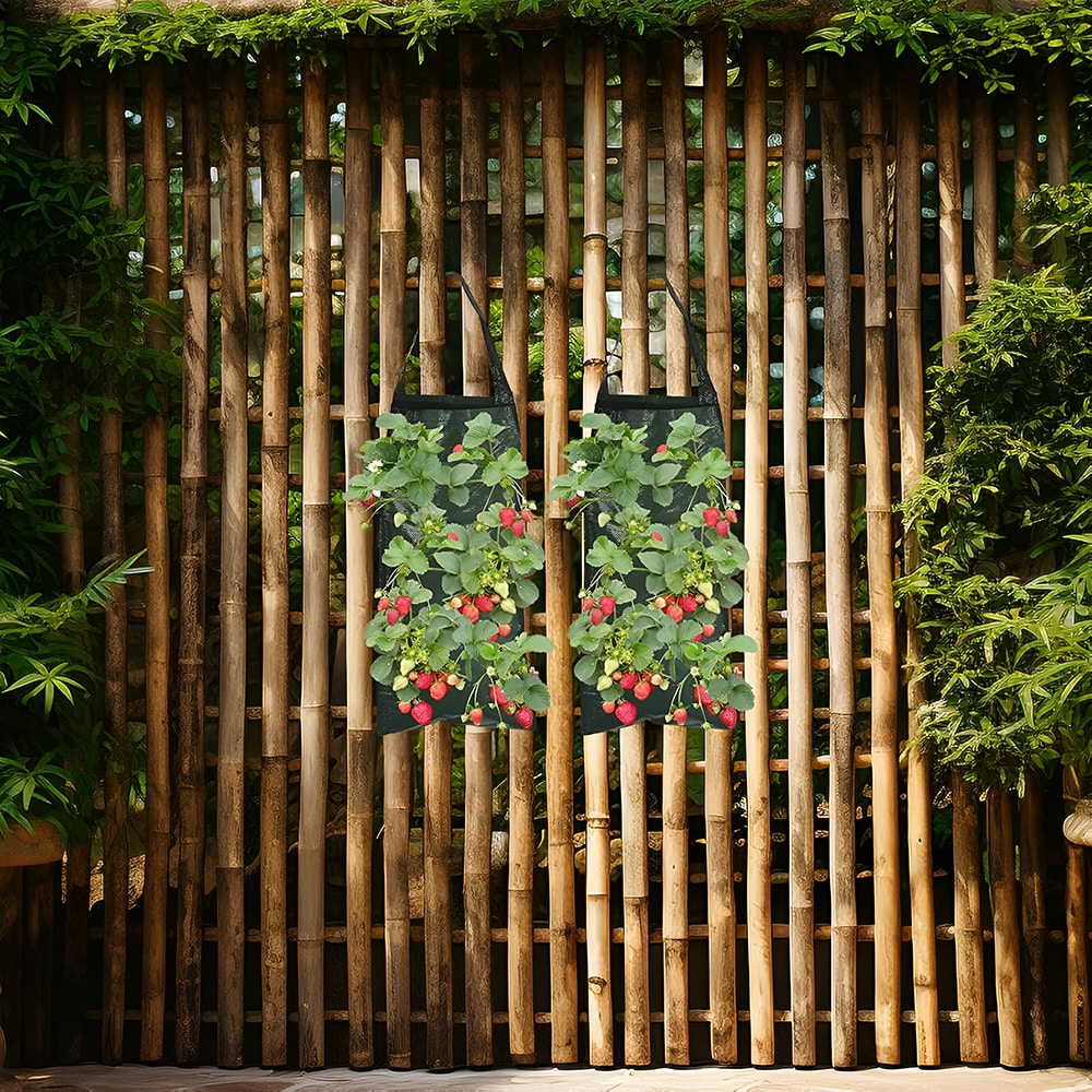 Multi-Function Hanging Grow Bag for Strawberries, Tomatoes & Vegetables - Image 2