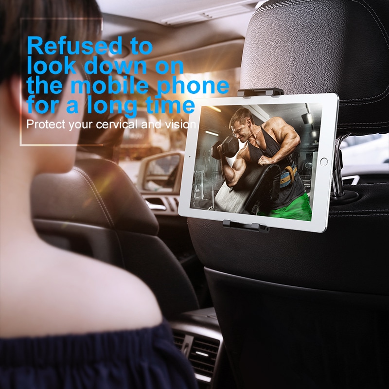 Universal 360° Rotating Backseat Mount Holder for iPad & Tablets 4.7-12.9 Inch - Image 5