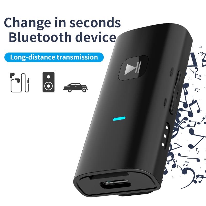 Wireless Bluetooth 5.0 Audio Receiver with HD Mic & 3.5mm Aux Adapter - Image 6