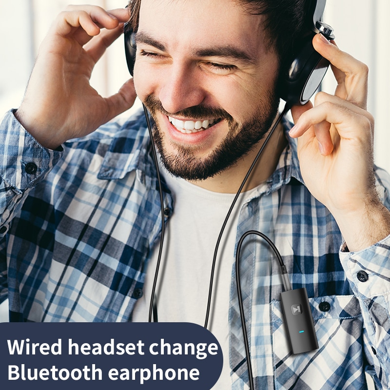 Wireless Bluetooth 5.0 Audio Receiver with HD Mic & 3.5mm Aux Adapter - Image 4