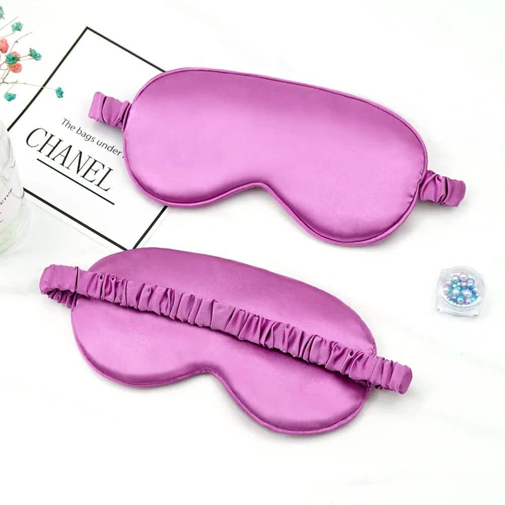 Silky Soft Sleep Mask – Lightweight, Adjustable Eye Shade for Travel & Rest - Image 2
