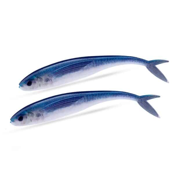 Realistic 4.7" Soft Silicone Fork Tail Fishing Lures – Set of 2, 10g Each