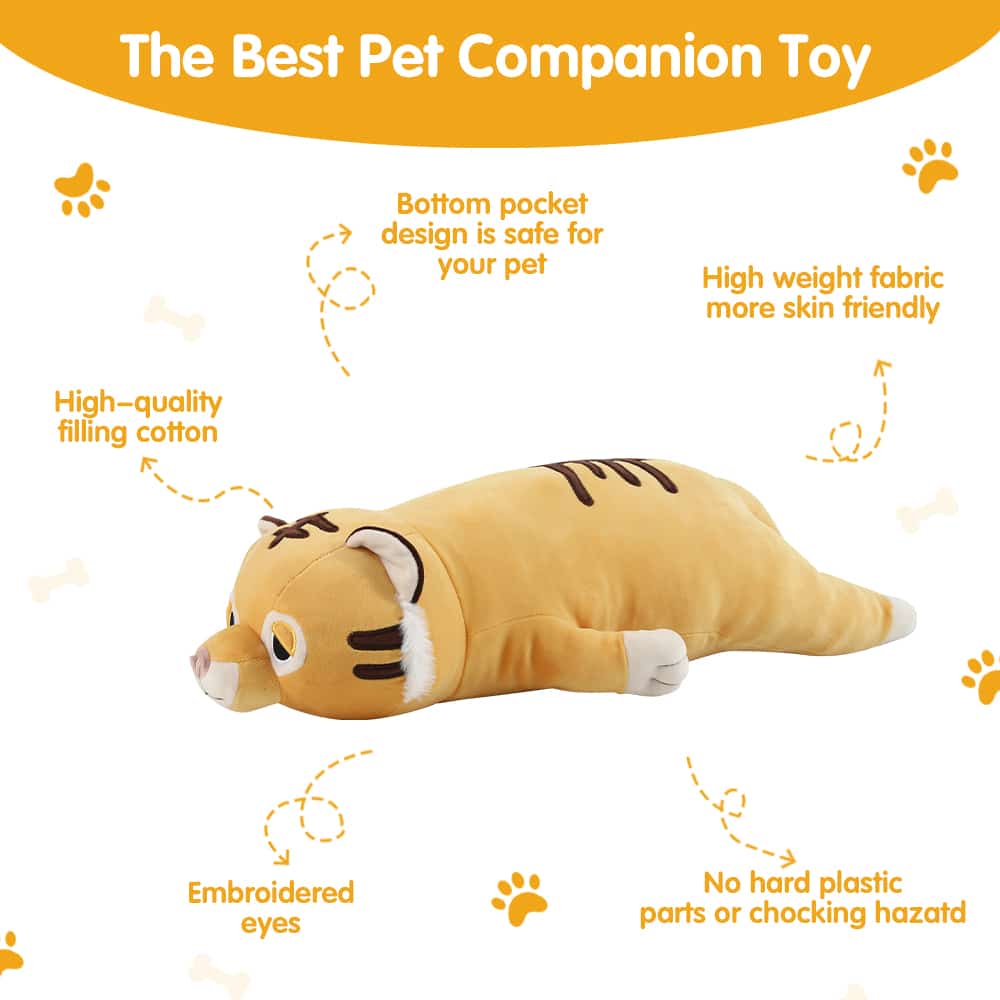 Calming Puppy Heartbeat Plush Toy for Stress Relief and Comfort - Image 6