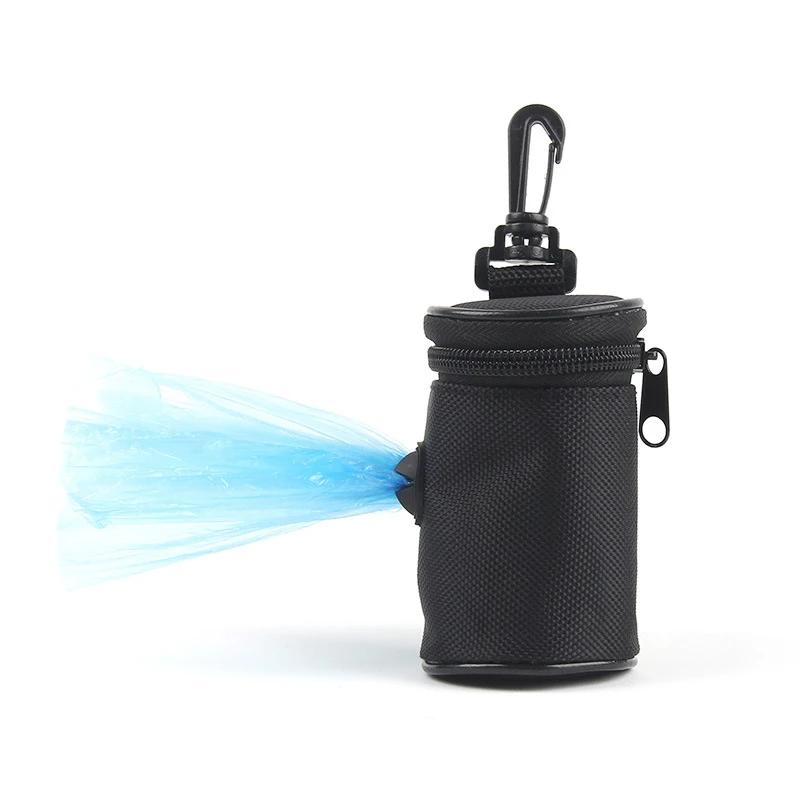 Dog Poop Bag Holder with Zipper & Clip