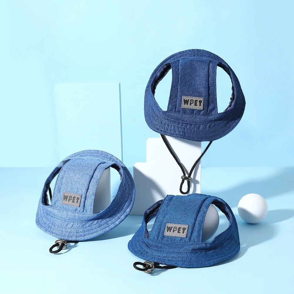 Adjustable Summer Dog & Cat Sun Hat with Ear Holes for Small & Medium Pets - Image 5