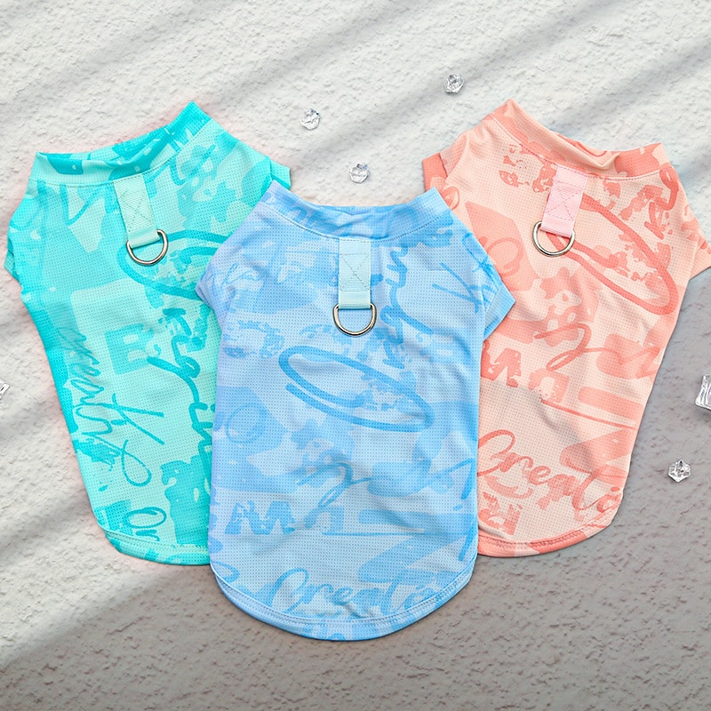 Cooling Ice Silk Dog Sweatshirt – Soft Summer Vest for Small Dogs - Image 8