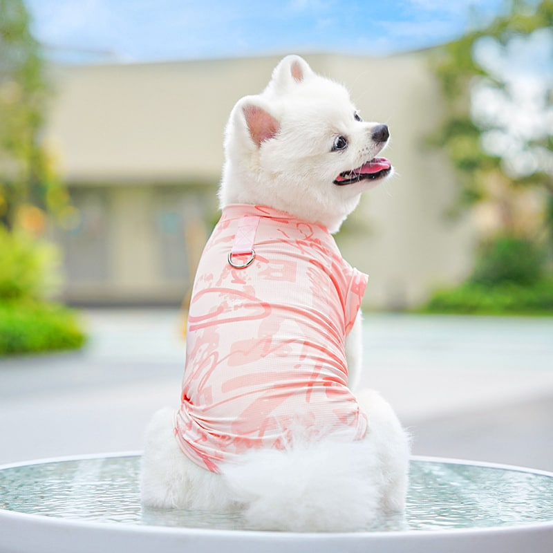 Cooling Ice Silk Dog Sweatshirt – Soft Summer Vest for Small Dogs - Image 5